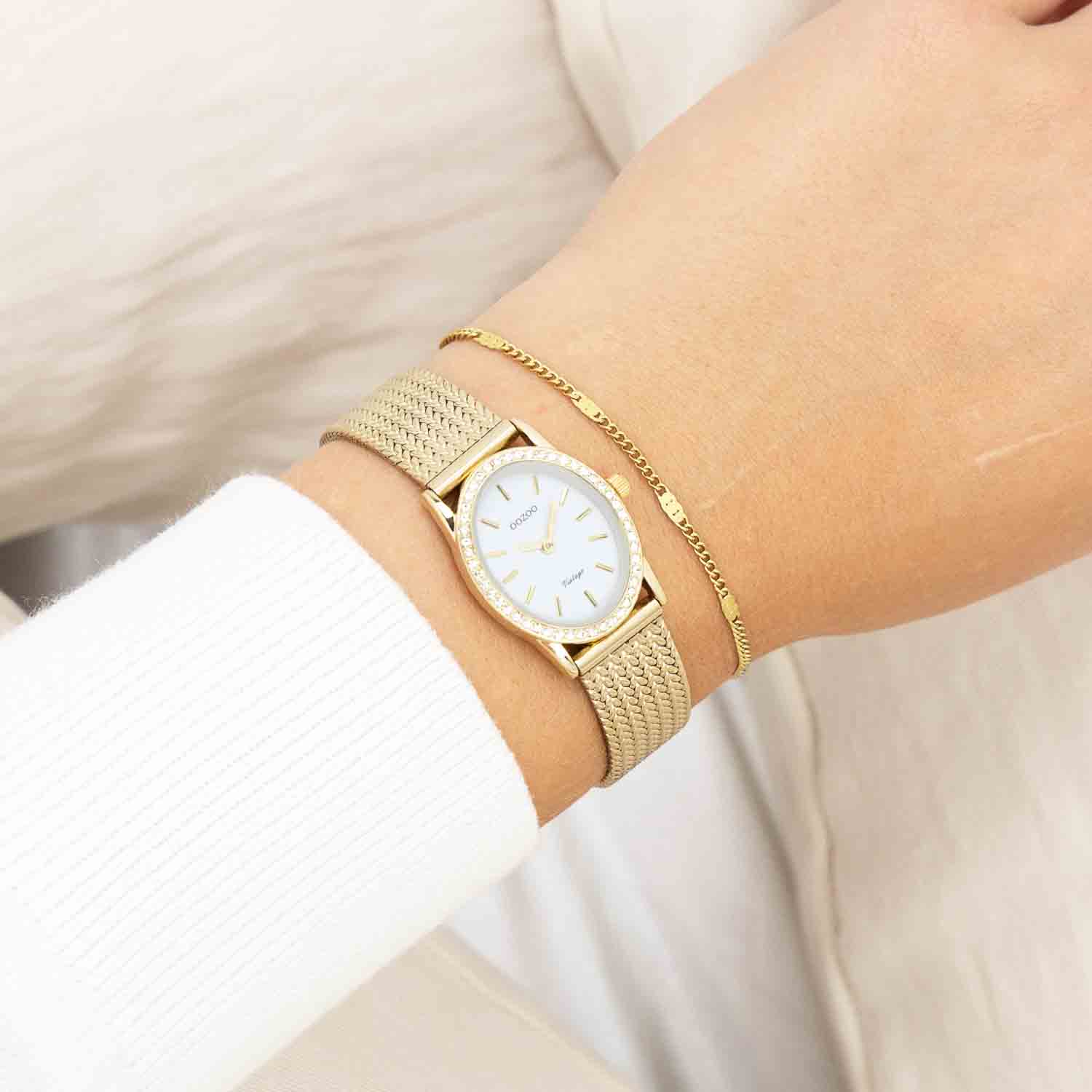 OOZOO Vintage Gold Stainless Steel Bracelet C20432